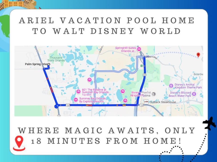 Ariel Private Pool Home Wspa Orlando Buitenkant foto