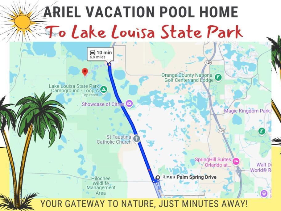 Ariel Private Pool Home Wspa Orlando Buitenkant foto